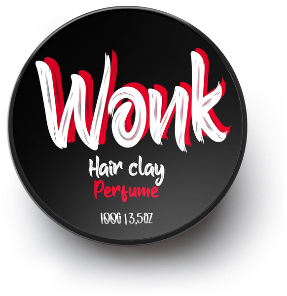 Глина для укладки волос WONK сильной фиксации с ароматом парфюма, 100 мл
