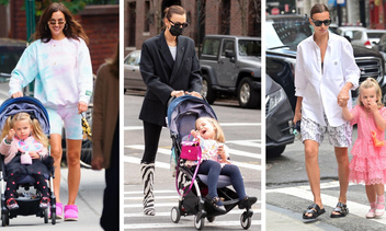 Русская мамочка в Нью-Йорке: 30 ярких выходов Ирины Шейк с дочкой — а вам нравятся их образы?