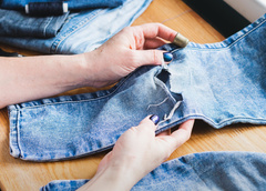 Простые способы зашить дыру на штанах — берите на заметку