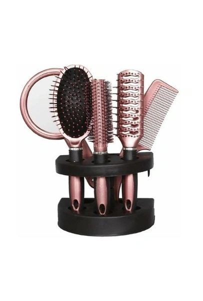 Набор профессиональных расчесок для волос (гребень + зеркало + держатель для хранения), аксессуары для укладки волос, 5 штГде купить: market.yandex.ru