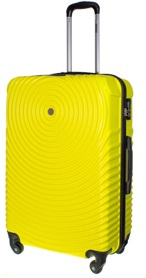 Чемодан PROFFI TRAVEL PH10505 «TOUR SPACE» пластиковый, желтый, большой