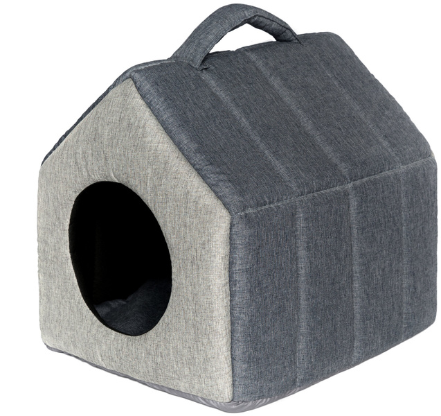 Домик мягкий YUGA для кошек и собак 40х35х35см с подушкой
