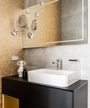 Мозаика в ванной комнате: 50+ примеров