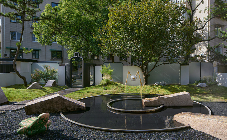 Необычная штаб-квартира архитектурной студии с садом камней в Китае