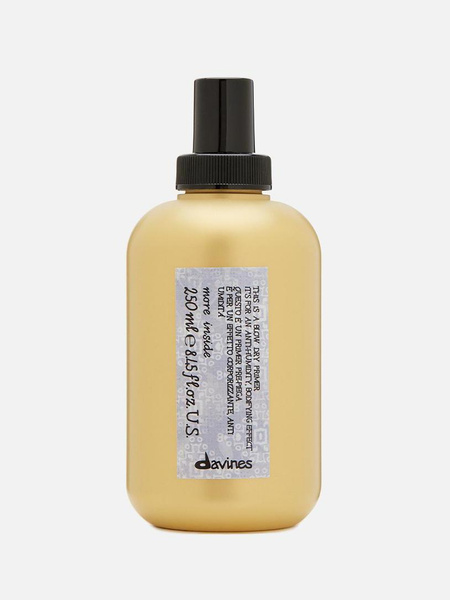 Спрей-праймер для блеска и объема волос More Inside Blow Dry Primer, Davines