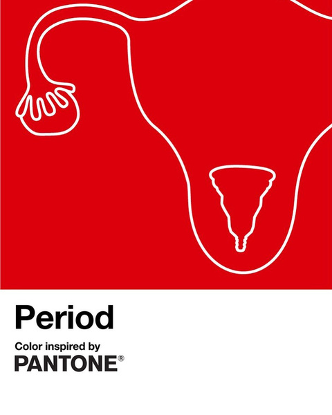 Институт цвета Pantone разработал новый оттенок красного — он называется «Менструация»