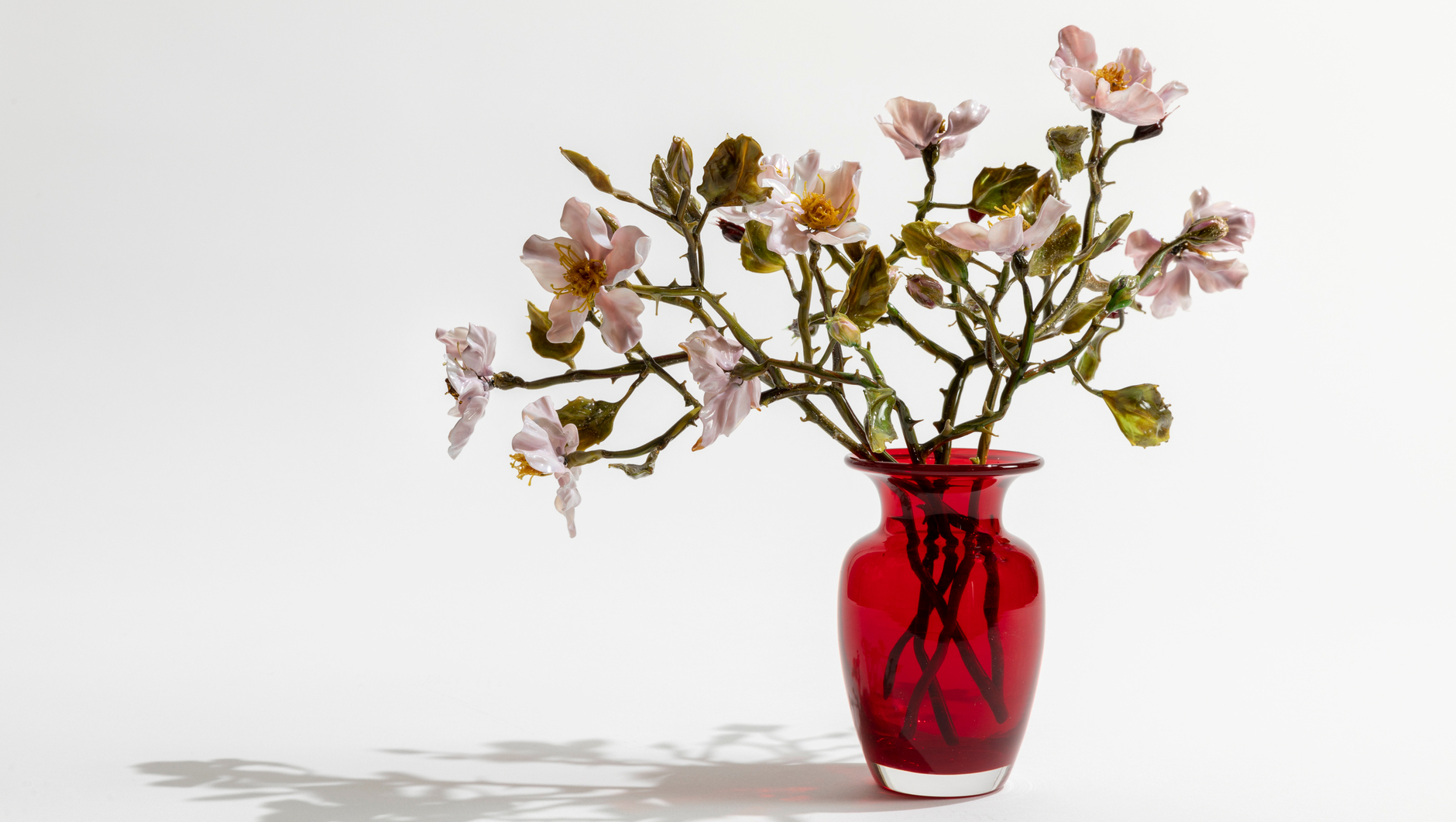 Стеклянные цветы, вазы ручной работы - Интернет-магазин Хрустальный Мир
