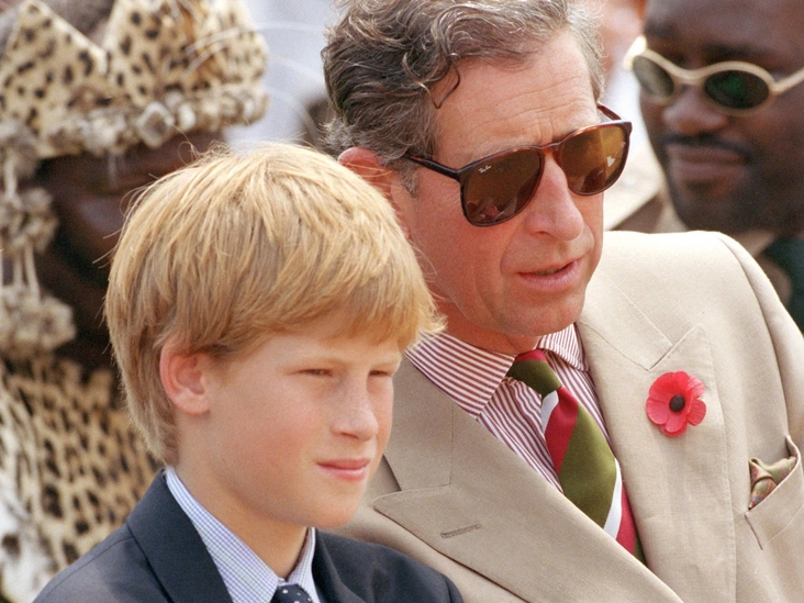 Принц Уэльский и принц Гарри посещают Южную Африку, 3 ноября 1997