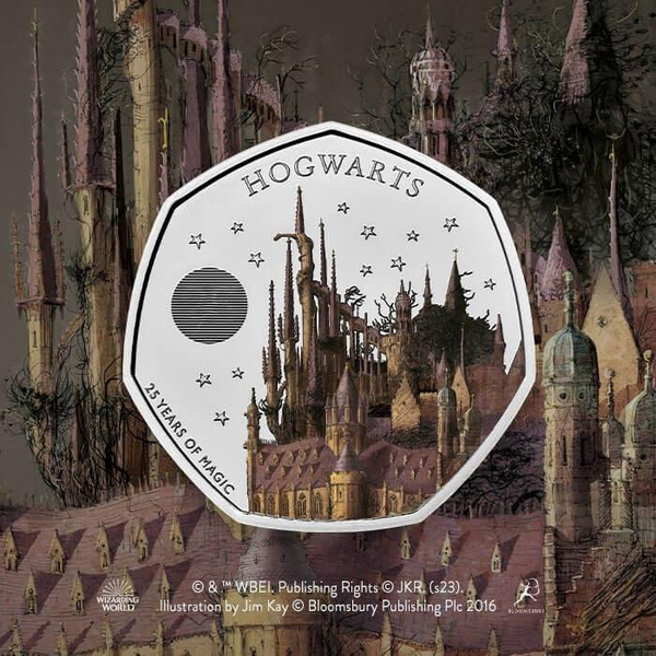 50 пенсов на один галлеон: в Великобритании выпустили монеты с изображением Хогвартса 😍