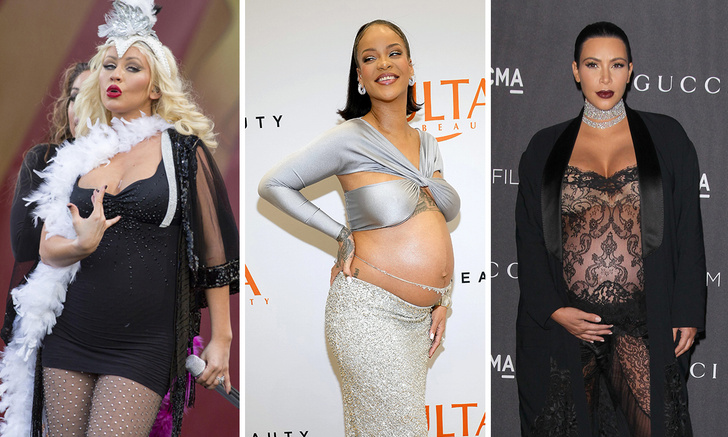 «Голые» мамочки: наряды беременных звезд, которые лишили нас дара речи
