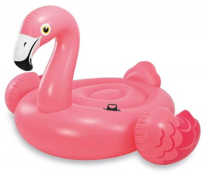 Надувной розовый фламинго Intex