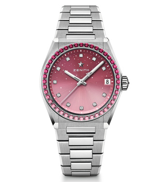Zenith «перекрасили» часы Defy Midnight в градиентный розовый цвет