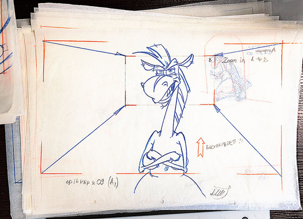 Для создания 30 секундного мультфильма требуется 750 рисунков