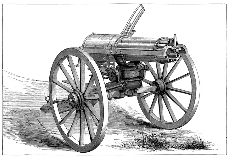 Гатлинг-ган — пулемет, который не был пулеметом