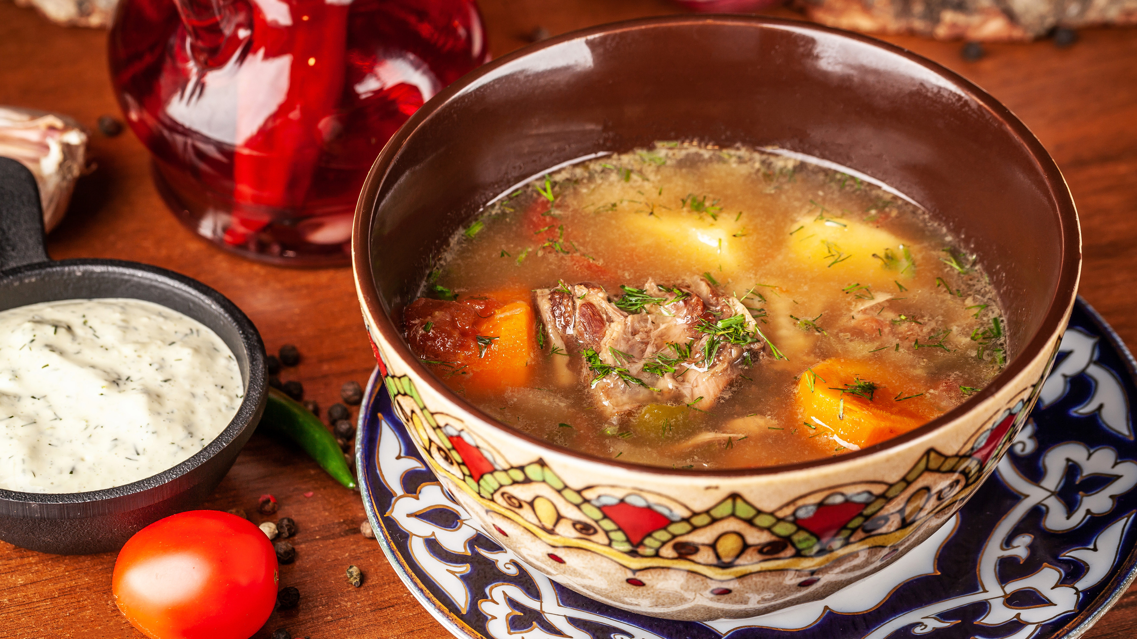 шурпа (узбекский луковый суп)