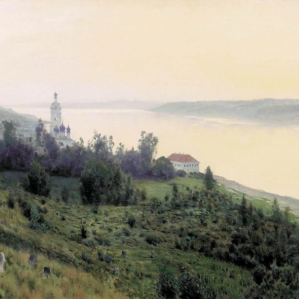 Исаак Левитан «Вечер. Золотой Плёс», 1889, Государственная Третьяковская галерея | Источник: https://commons.wikimedia.org