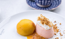 Персиковый чизкейк