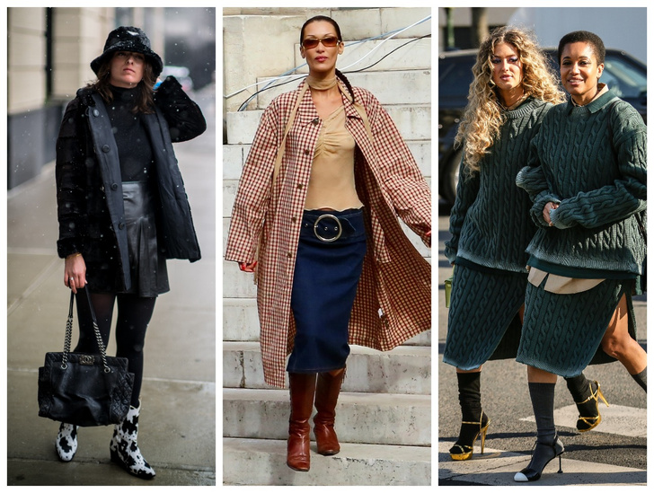 Тепло и женственно: как носить юбки зимой, чтобы не замерзнуть и выглядеть стильно
