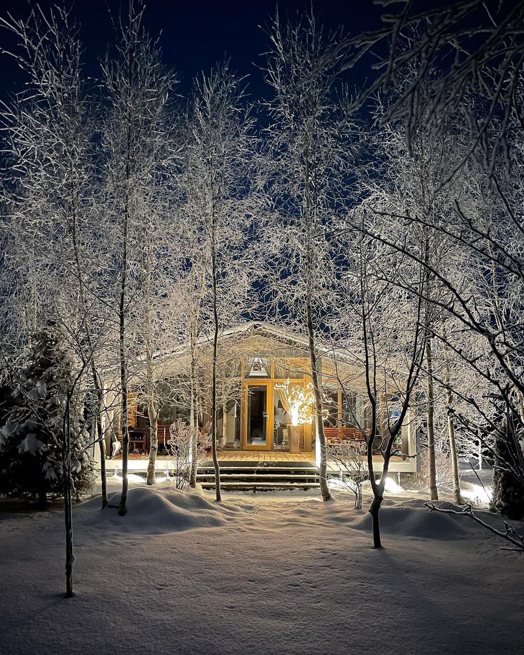 Фото по запросу Дом деревне снег