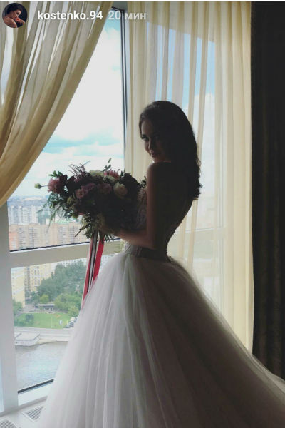 Анастасия Костенко примерила свадебный образ