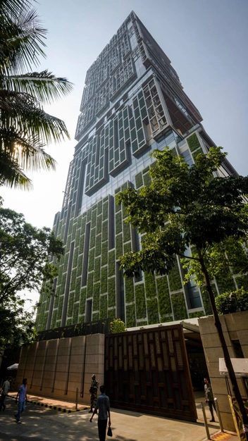 27-этажный особняк в Мумбае, принадлежащий миллиардеру