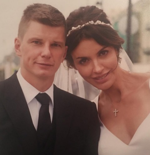 Андрей Аршавин с супругой Алисой