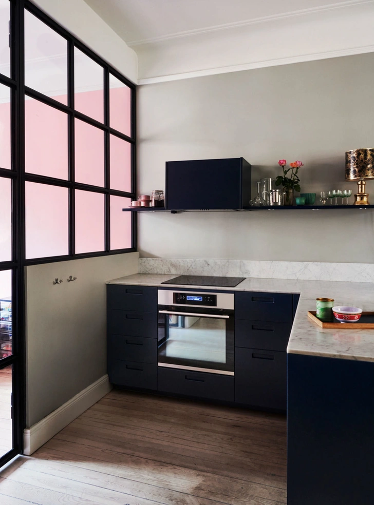 Квартира в Стокгольме. Кухня, ИКЕА. Фасады, Picky Living. | Источник: Йонас Ингерштедт