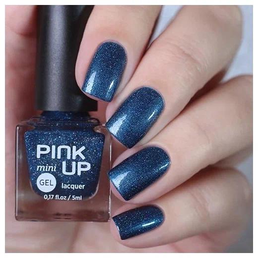 Темно-синий блестящий лак для ногтей