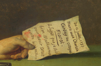 Великомученик революции: 10 важных деталей картины «Смерть Марата», на которые стоит обратить внимание