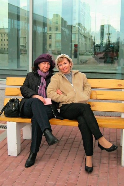 Татьяна с мамой Риммой – первой супругой писателя
