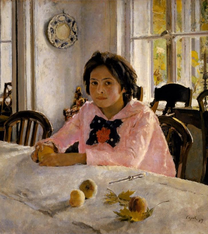 Валентин Серов. «Девочка с персиками», 1887. Государственная Третьяковская галерея. | Источник: wikipedia.org