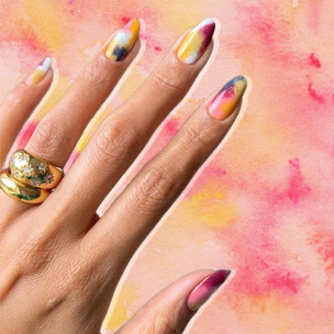 Импрессионизм на ногтях: 10 идей модного акварельного маникюра
