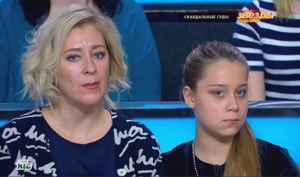 Елена Скорнякова с дочерью Настей