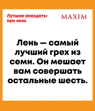 Лучшие анекдоты про лень и лентяев