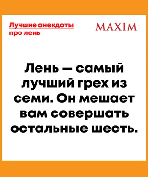 Лучшие анекдоты про лень и лентяев
