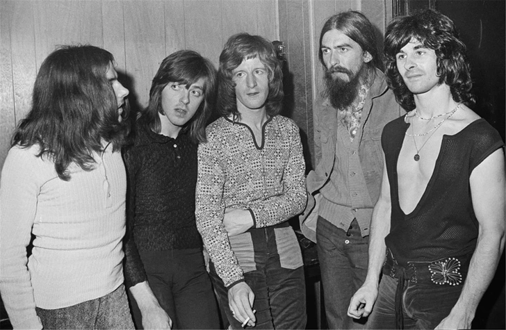 Badfinger и Джордж Харрисон, 1971 | maximonline.ru