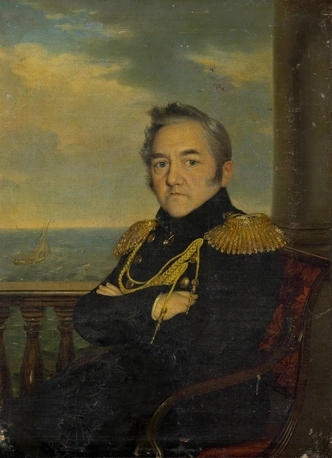 Михаил Петрович Лазарев (1788–1851) | Источник: Роберт Густавович Шведе, 1844 / Государственный Эрмитаж