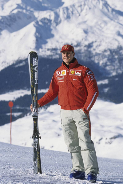 Михаэль Шумахер часто ездил на горнолыжные курорты