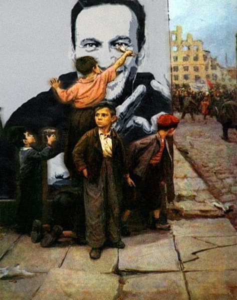 Лучшие шутки про граффити с Навальным, которое закрасили