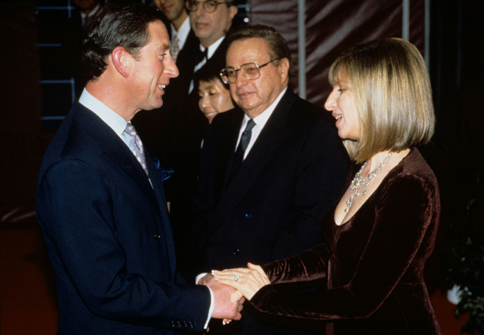 Принц Чарльз и Барбра Стрейзанд в 1994 году