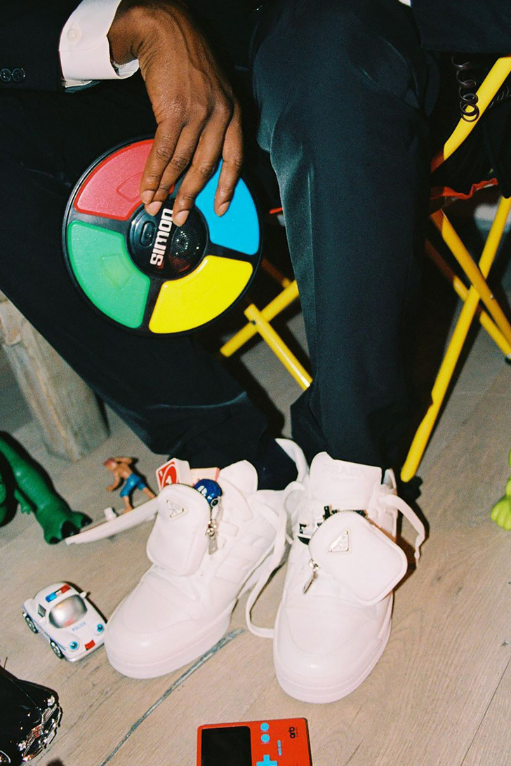 A$AP Rocky показал кроссовки из коллаборации с Prada и adidas