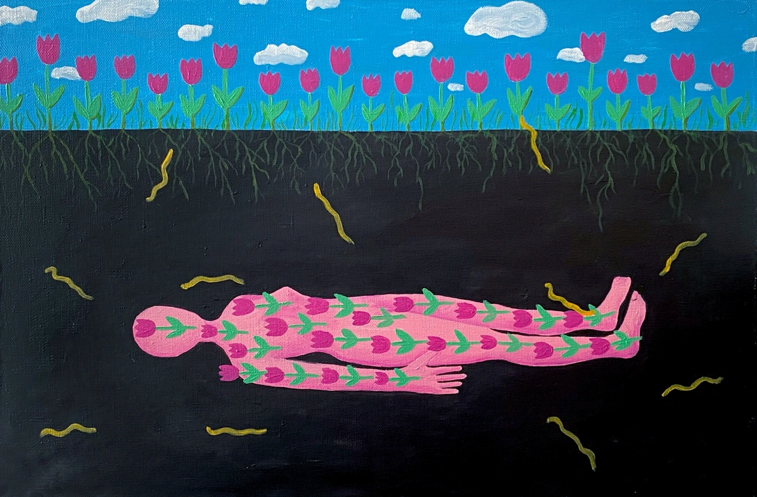 Работа Анастасии Трапезник. | Источник: Lazy Mike