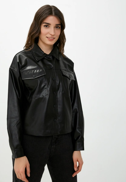 Куртка кожаная Vittoria Vicci Overshirt