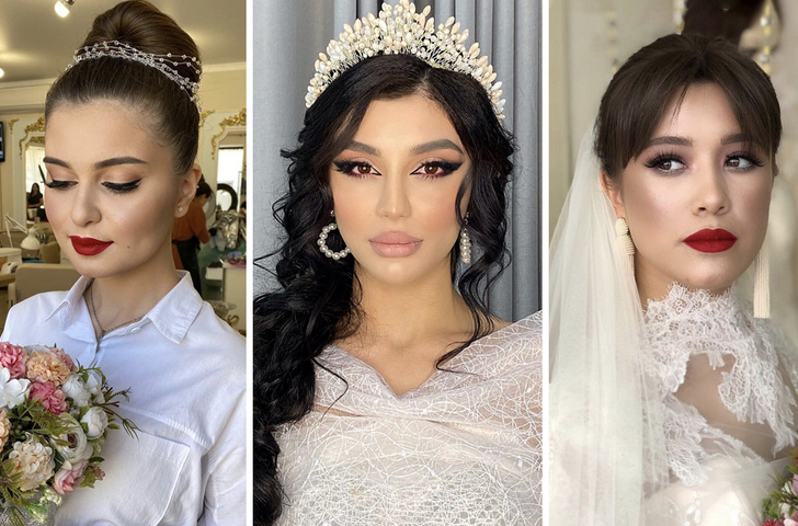 Какой макияж на свадьбу делают дагестанские невесты: 12 фото, которые шокируют — а вы бы решились на такое?