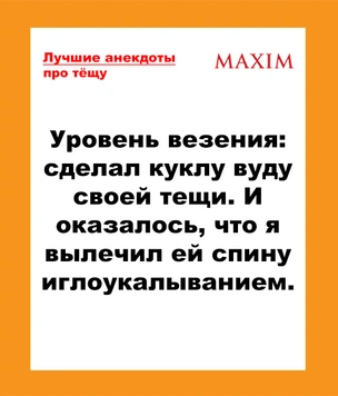 Лучшие анекдоты про тещу