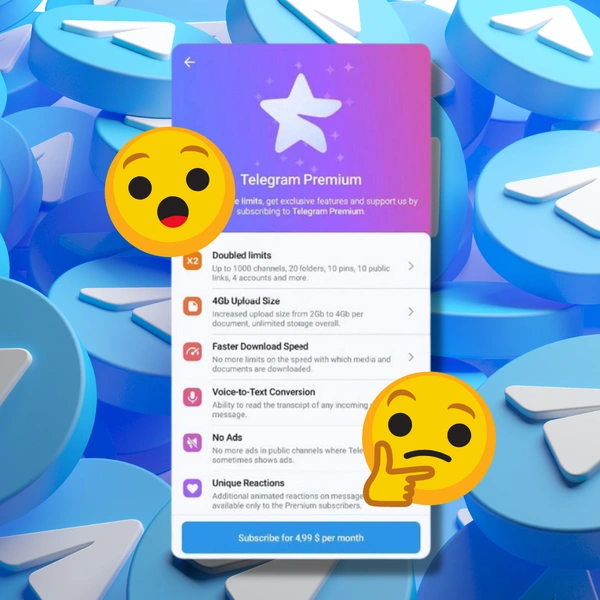 Общение без границ: узнай стоимость подписки Telegram Premium и ее эксклюзивные функции 🤫