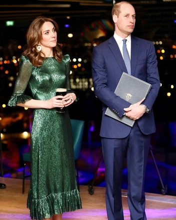 Уильям и Кэтрин на приеме у посла Великобритании в Gravity Bar Guinness StorehOuse, Дублин, 3 марта 2020