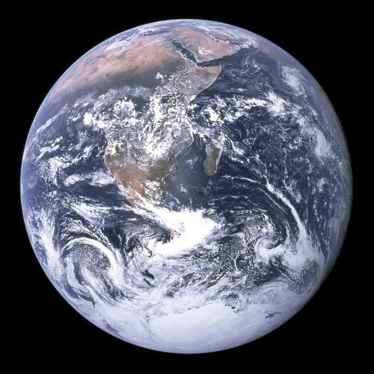 Голубой шарик: взгляните на самое известное фото Земли, которому исполнилось 50 лет