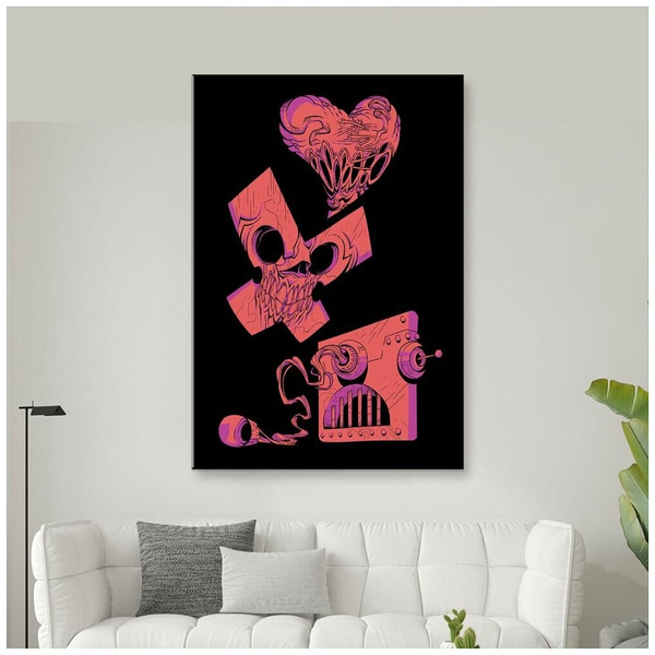 Картина ПринтШторм Любовь, смерть и роботы – Пиктограммы
