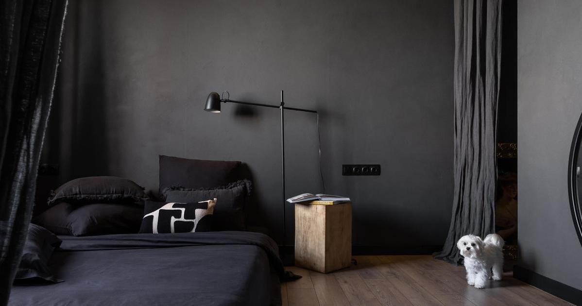 Темная квартира с винтажными акцентами в Ростове-на-Дону | myDecor